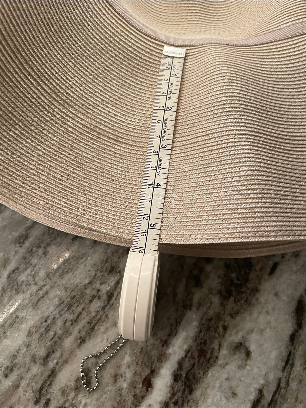 ERIKJAVITS 
Beige packable Brim Hat - Picture 5 of 5
